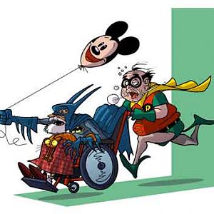 retired batman and roben