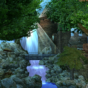 Terraining 90% finished
(mist, grass and smaller objects, fixing the light rays)