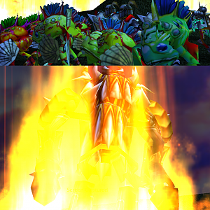 Chapter 14

"It lives!"

Behind the lines where faceless ones are attacking Westfall High Priest is leading the army. He is trying to keep forces