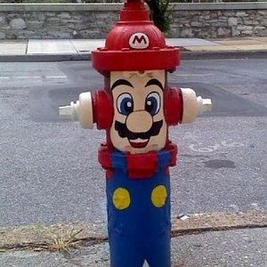 stationary mario
