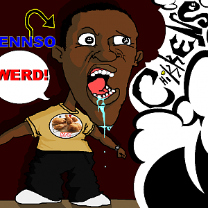 "Portrait of Lennso! He loves me very much. ♥" [Quoted from my facebook]
