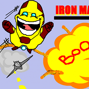 Iron Man is happy.