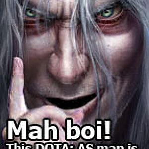 "I just wonder what Illidan is up to".

Using the well known meme from an infamous Zelda CD-i game to make a satire of a very overrated custom Warcr