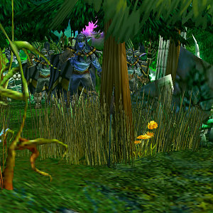 In a grassy, lush world... Full of vegetation, plants...
An almost transparent portal opened... What came from there? Who knows...
Minutes later, ni