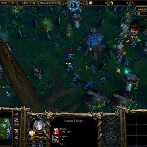 AMP assault on Navi village viewed east