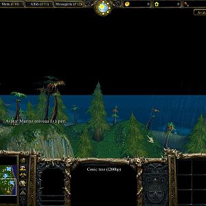 Panoramic view towars sea horizon
