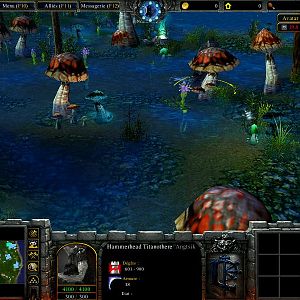 Titanothere in swamp
