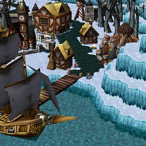 The expedition landed in Daggercap Bay, in Northrend's southeast. There, they founded the port town of Harka'hu, named after their leader.
