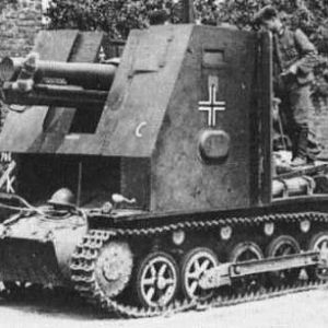 Armored WWII Nazi Tank