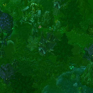 "I can feel my power... Coming back to me!"
As the Drakhani Elves expanded their territory past the lake, the Warlord Herian, watching them, felt som