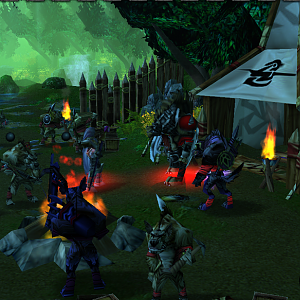 "The humble beginnings" 

On the world Elysea newcomers have arrived. From the distant world came the brave tribes of the Gnolls. 

Gnarl Bloodhow
