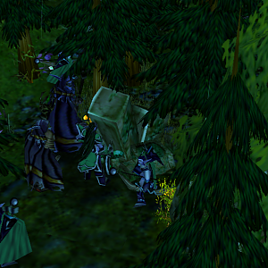 " Traces of Old ones "
The Warlord Herian and a small group of Drakhani Elves left the fortress and gone exploring. Suddenly...
Sentry *noticing a s