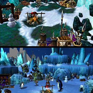 "Day 9"

Its been 9 days since help has arrived. When hope was lost, a nearby scout eagle found us with a bunch of penguins coming.

Penguin King