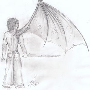 Badass Punk with a Wing