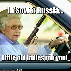 old ladies rob you