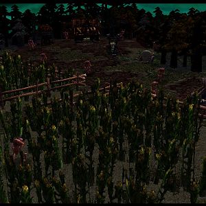 Looking at a destroyed farm which has been over run by the undead.

- Part of the Campaign I've been making
