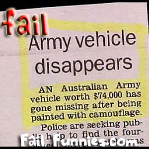 australian army fail