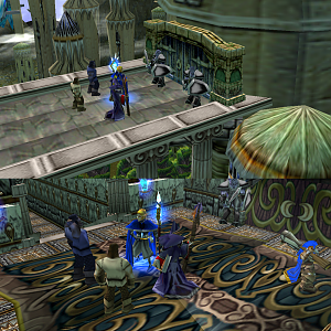 "The Spire in the Skies"

Guard: Your business here? 
Lady Shadow: I am lady Taylor and we are here on the mission from Lady Kelesa.  
Guard: Can