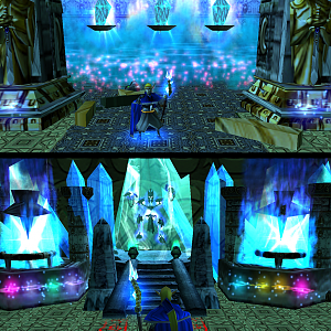 "At last..."

In the final chamber Lady Shadow entered leaving behind her leaving only destruction. At last she is here. At last she reached the goa