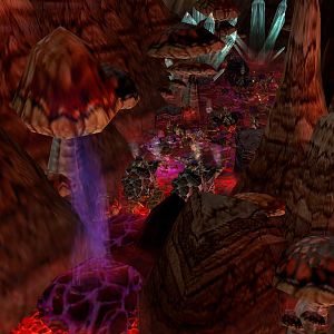 After everything that happened on the surface, the goblin chief Stez Firefart fled with his goblin army underground through the tunnel in Roman's City