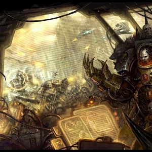 Horus Heresy by daarken
Horus: for the last time! I SAID FULL ON ASSAULT WITH TITANS! NOT WITH SPACEMARINES!
Fabricator: Sorry sir...
Horus: Get th