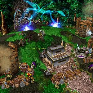 As we have decided to go to the citadel of our ally SW2, he sent us a mage, who is going to open a portal, that will let our forces through. 
A hill