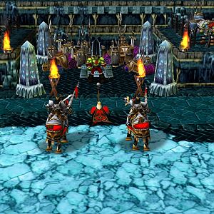 The emissary returned to Crimson Stand, which was steadily progressing with it's construction. He told TheFairfield of the old god, Yogg-Saron, that G