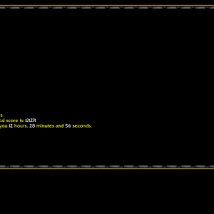 My final statistics. Yeah.