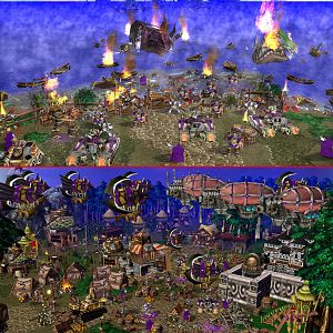PIC 1:

Just as we thought! The moles are retreating! They had nothing more to throw at us with them! We are victoriuos!

PIC 2:

Whether the mo