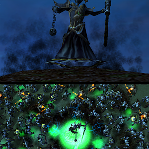 "Night of the Dead"

In the deserts of Sandland, Makral alone wanders.

Makral: I sense so many lost souls...Wars, battles, conflicts...so many fa