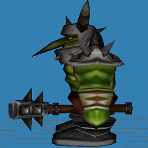 Reworked the mesh a bit and added a weapon