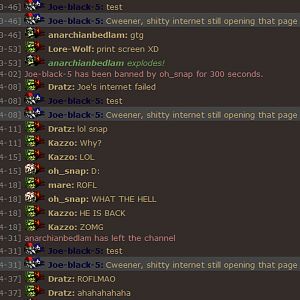 Joe has crap internet.