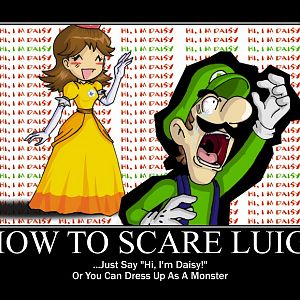 I'm really into the LuigiXDaisy couple so this pic made me laugh