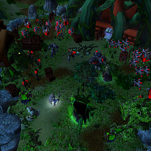 Hello all readers out there! This is Peon NoName reporting from Areeor Grasslands in Argus. After entangling, what later appeared to be a statue of St