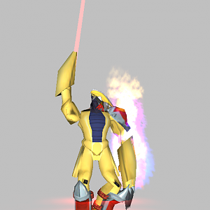 A Light warrior!

Edited from Wargreymon!

Added a Laserblade and Re-UvMapped it! low sized!

If you want it .. here!