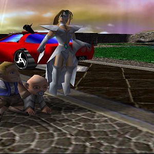 this is whitephoenix family.mrs.whitephoenix take her baby and her child to the park.