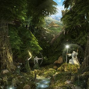 The picture that inspired me to create the RvM map. It shows a white mage facing an archer and two warriors. If you find this picture good, u can give