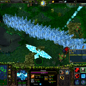 Ice Phoenix Wall