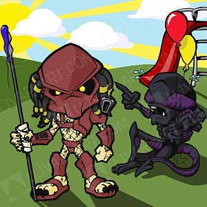Kid Predator having 

Yes it was Zealon when he was a kid