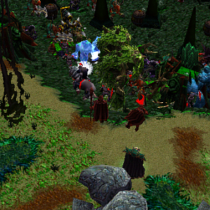 The Alliance of Lagosh united with the Ice Elemental squad and fought the Demons at the forge camp. A dreadlord was the one who appeared to be in char
