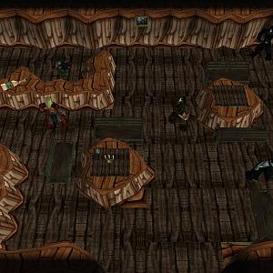 This is the bar, or tavern, or whatever. And yes, that is Rock Arthas in the corner probaly singing level ten tauren cheiftein.