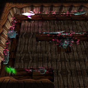 This is the other half! Let me remind you, those weapons on the shelfs you can actully buy and use, and will appear on Zimple, your character.