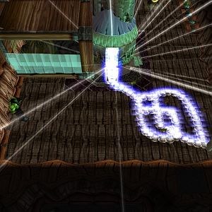 This is the magic and pet shop, where you buy spells and pets. The shirtless orc down there is the pet master, also known as a beastmaster. Right?