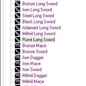 Items rs