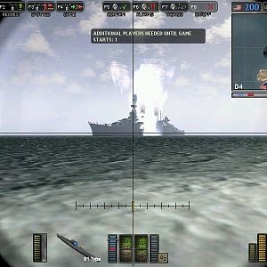 Japanese submarine firing torpedoes at an USS Salt Lake City. The predator make its first victim!

~Took from Battlegroup 42, a mod for Battlefield