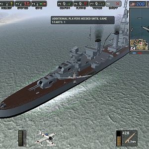 A Japanese A6M Zero making a Kamikaze attack against an USS Salt Lake City.

~Took from Battlegroup 42, a mod for Battlefield 1942