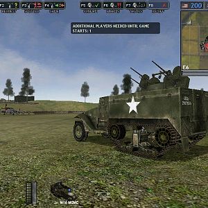 Another picture from the M3 Variant with Quad 50 Cal machineguns.

~Took from Battlegroup 42, a mod for Battlefield 1942