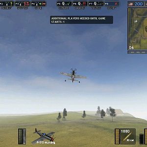 P-51 Mustang dropping two bombs. Can't stop looking at her...

~Took from Battlegroup 42, a mod for Battlefield 1942