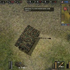 Top view from a Panzer VI Tiger.

~Took from Battlegroup 42, a mod for Battlefield 1942