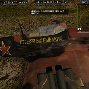 Side writing in a Soviet Yak-9. If someone can read Russian, I would be thankful if you translate it to English.

~Took from Battlegroup 42, a mod f